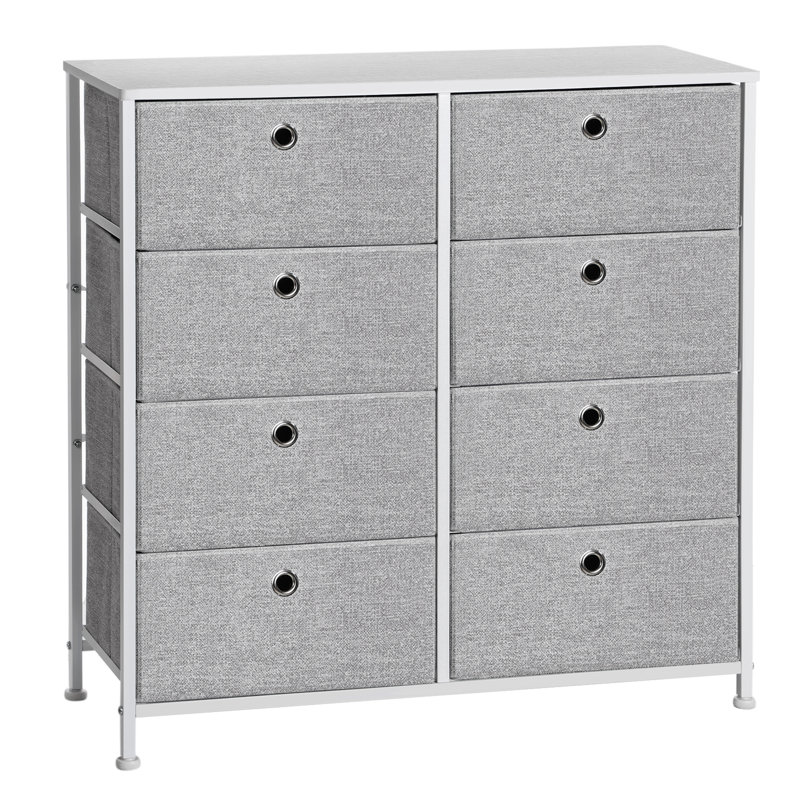 Rebrilliant Gehl 8 Drawer 31.5'' W Double Dresser Chest & Reviews Wayfair